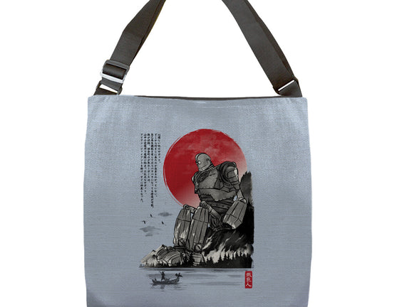 The Iron Giant In Japan Sumi-e
