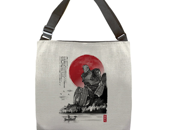 The Iron Giant In Japan Sumi-e