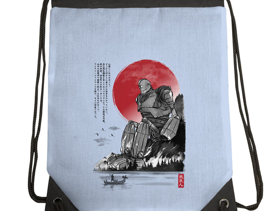 The Iron Giant In Japan Sumi-e