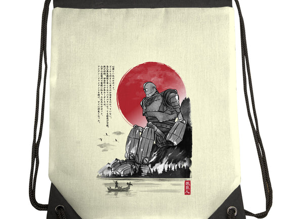 The Iron Giant In Japan Sumi-e