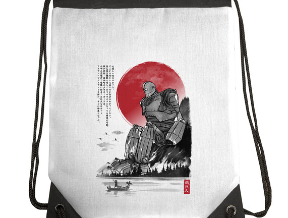 The Iron Giant In Japan Sumi-e