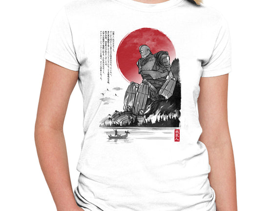 The Iron Giant In Japan Sumi-e
