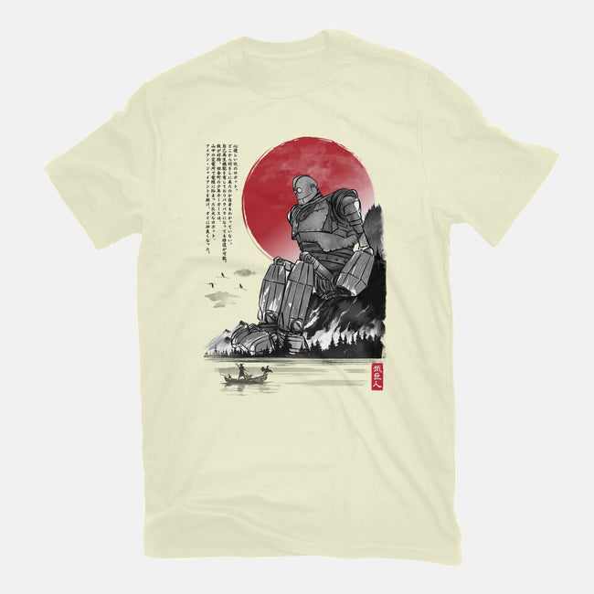 The Iron Giant In Japan Sumi-e-Mens-Basic-Tee-DrMonekers