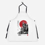 The Iron Giant In Japan Sumi-e-Unisex-Kitchen-Apron-DrMonekers