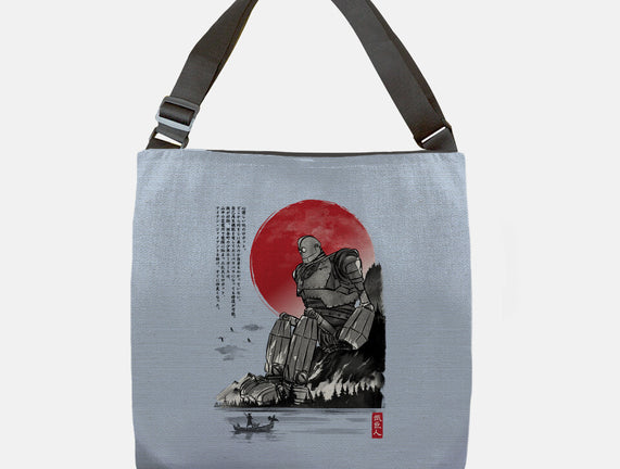 The Iron Giant In Japan Sumi-e