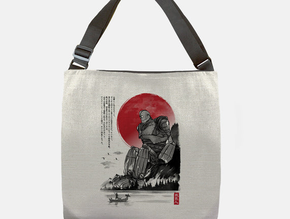 The Iron Giant In Japan Sumi-e
