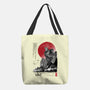 The Iron Giant In Japan Sumi-e-None-Basic Tote-Bag-DrMonekers