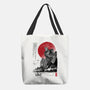 The Iron Giant In Japan Sumi-e-None-Basic Tote-Bag-DrMonekers