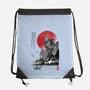The Iron Giant In Japan Sumi-e-None-Drawstring-Bag-DrMonekers