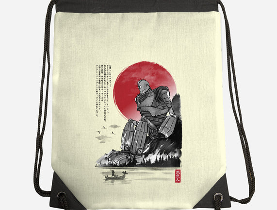 The Iron Giant In Japan Sumi-e