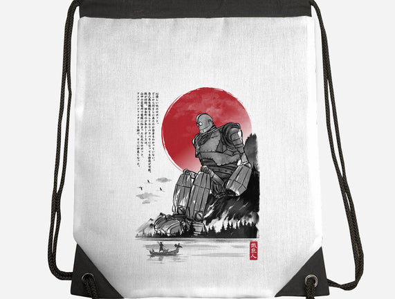 The Iron Giant In Japan Sumi-e