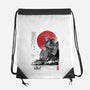 The Iron Giant In Japan Sumi-e-None-Drawstring-Bag-DrMonekers