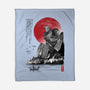 The Iron Giant In Japan Sumi-e-None-Fleece-Blanket-DrMonekers