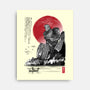 The Iron Giant In Japan Sumi-e-None-Stretched-Canvas-DrMonekers