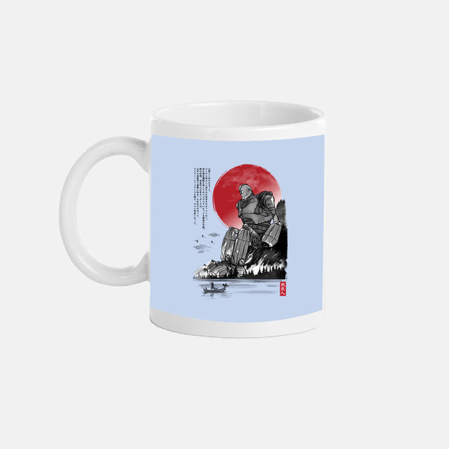 The Iron Giant In Japan Sumi-e-None-Mug-Drinkware-DrMonekers