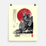 The Iron Giant In Japan Sumi-e-None-Matte-Poster-DrMonekers