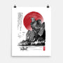 The Iron Giant In Japan Sumi-e-None-Matte-Poster-DrMonekers