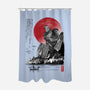 The Iron Giant In Japan Sumi-e-None-Polyester-Shower Curtain-DrMonekers