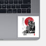 The Iron Giant In Japan Sumi-e-None-Glossy-Sticker-DrMonekers