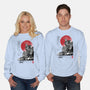 The Iron Giant In Japan Sumi-e-Unisex-Crew Neck-Sweatshirt-DrMonekers