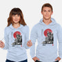 The Iron Giant In Japan Sumi-e-Unisex-Pullover-Sweatshirt-DrMonekers