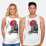 The Iron Giant In Japan Sumi-e-Unisex-Basic-Tank-DrMonekers