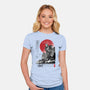 The Iron Giant In Japan Sumi-e-Womens-Fitted-Tee-DrMonekers