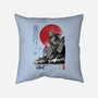 The Iron Giant In Japan Sumi-e-None-Removable Cover w Insert-Throw Pillow-DrMonekers