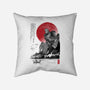 The Iron Giant In Japan Sumi-e-None-Removable Cover w Insert-Throw Pillow-DrMonekers