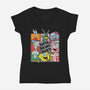 Bikini Bottom Bunch-Womens-V-Neck-Tee-turborat14