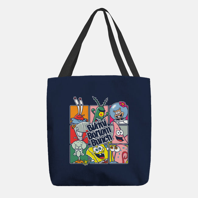 Bikini Bottom Bunch-None-Basic Tote-Bag-turborat14