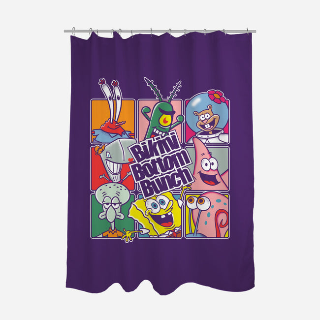 Bikini Bottom Bunch-None-Polyester-Shower Curtain-turborat14