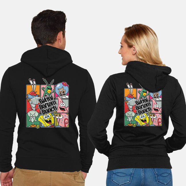 Bikini Bottom Bunch-Unisex-Zip-Up-Sweatshirt-turborat14