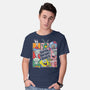 Bikini Bottom Bunch-Mens-Basic-Tee-turborat14