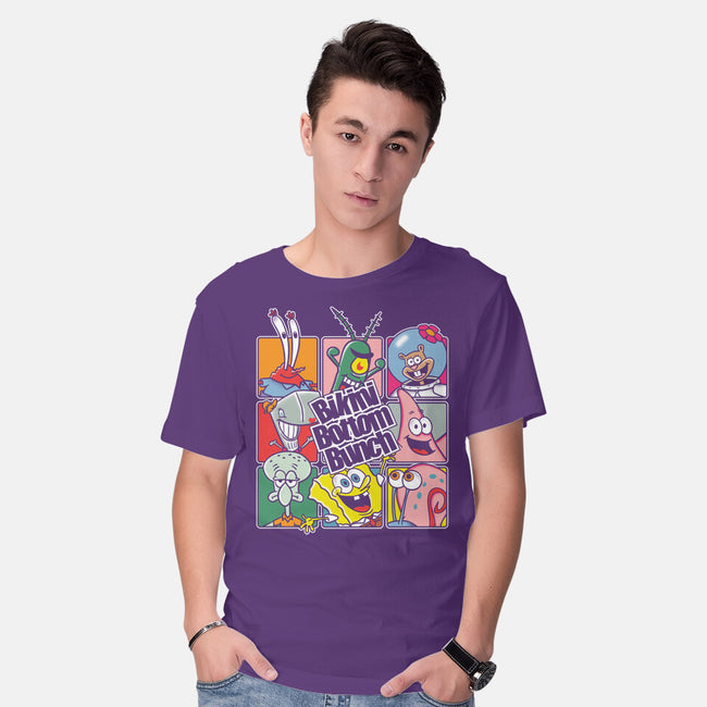 Bikini Bottom Bunch-Mens-Basic-Tee-turborat14