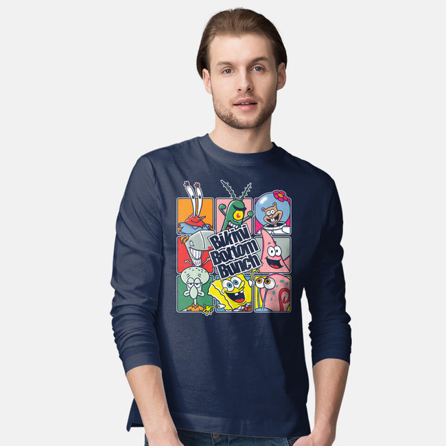 Bikini Bottom Bunch-Mens-Long Sleeved-Tee-turborat14