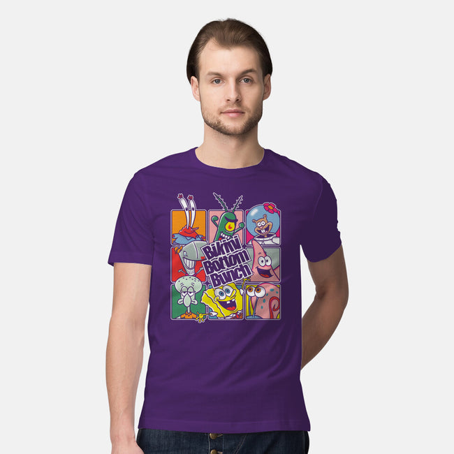 Bikini Bottom Bunch-Mens-Premium-Tee-turborat14