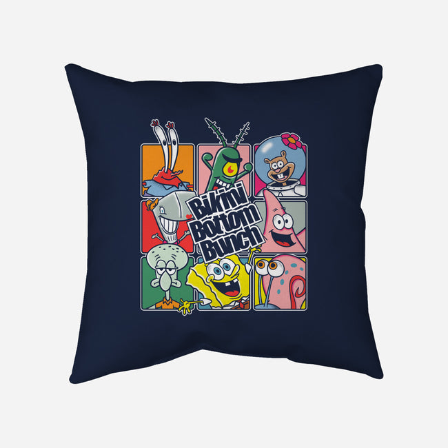 Bikini Bottom Bunch-None-Removable Cover w Insert-Throw Pillow-turborat14
