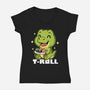 T-Roll-Womens-V-Neck-Tee-Lorets
