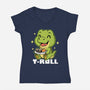 T-Roll-Womens-V-Neck-Tee-Lorets