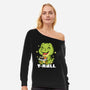 T-Roll-Womens-Off Shoulder-Sweatshirt-Lorets