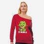T-Roll-Womens-Off Shoulder-Sweatshirt-Lorets