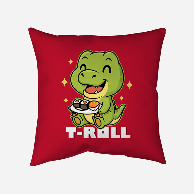 T-Roll-None-Removable Cover w Insert-Throw Pillow-Lorets