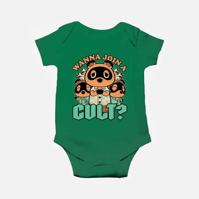 Raccoon Island Cult-Baby-Basic-Onesie-Studio Mootant