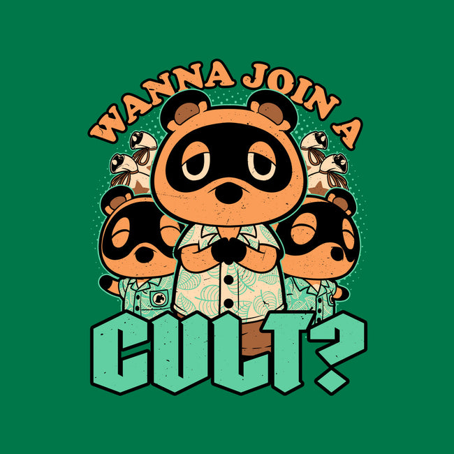 Raccoon Island Cult-Womens-Fitted-Tee-Studio Mootant