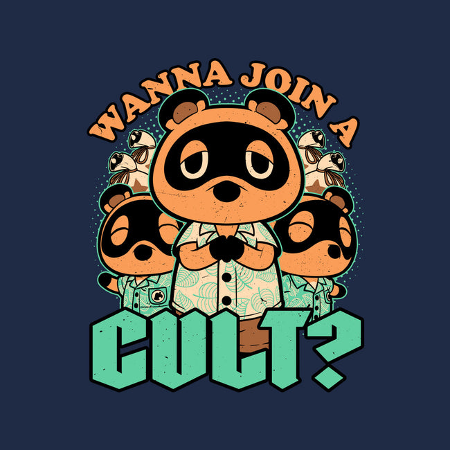 Raccoon Island Cult-Womens-Fitted-Tee-Studio Mootant