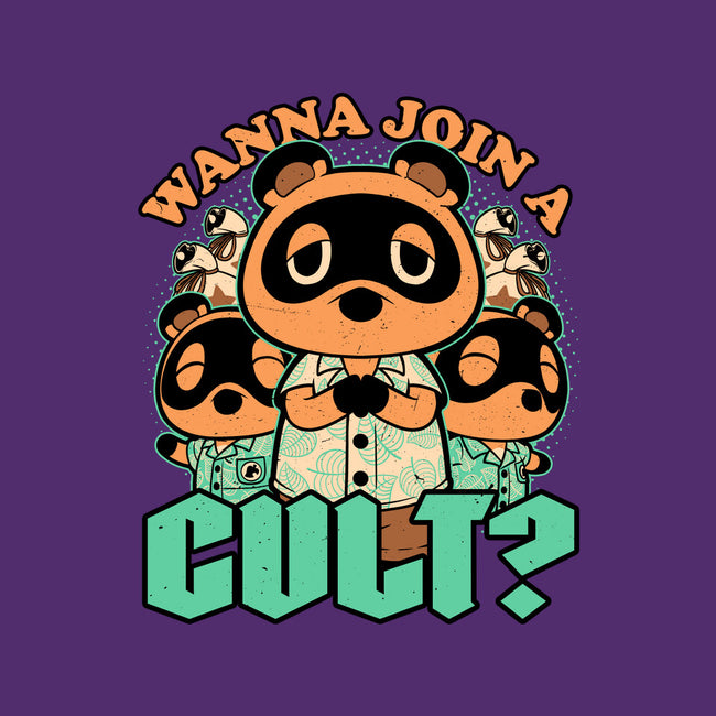 Raccoon Island Cult-Womens-Fitted-Tee-Studio Mootant