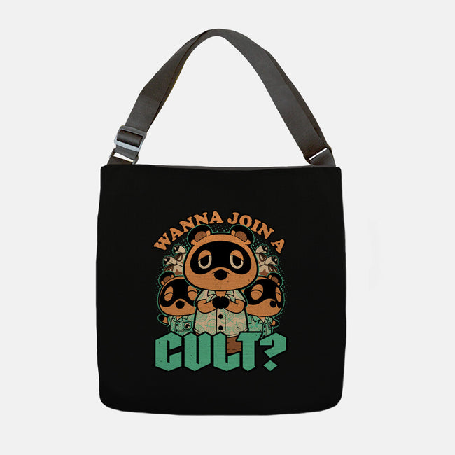 Raccoon Island Cult-None-Adjustable Tote-Bag-Studio Mootant