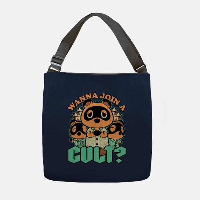 Raccoon Island Cult-None-Adjustable Tote-Bag-Studio Mootant