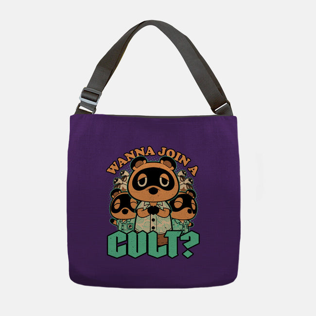 Raccoon Island Cult-None-Adjustable Tote-Bag-Studio Mootant